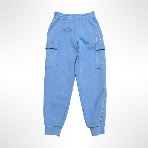 Nike Other - Nike Fleece Cargo Joggers Sweatpants Beyond Blue Big Kids Youth Large